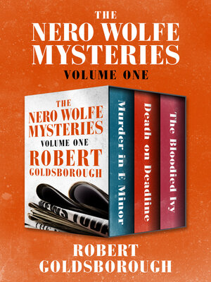 cover image of The Nero Wolfe Mysteries, Volume One
